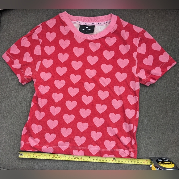 Lazy Oaf Heart Tshirt - Picture 2 of 2